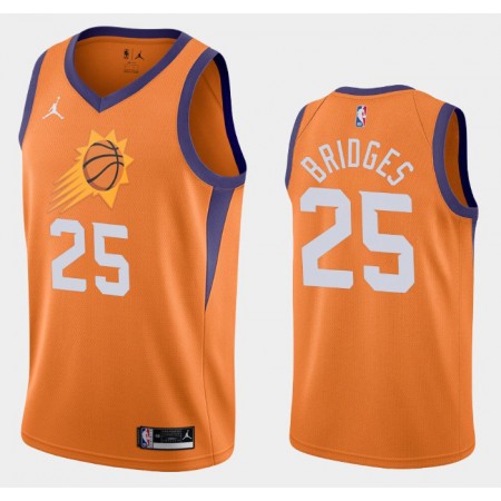 Herren NBA Phoenix Suns Trikot Mikal Bridges 25 Jordan Brand 2020-2021 Statement Edition Swingman